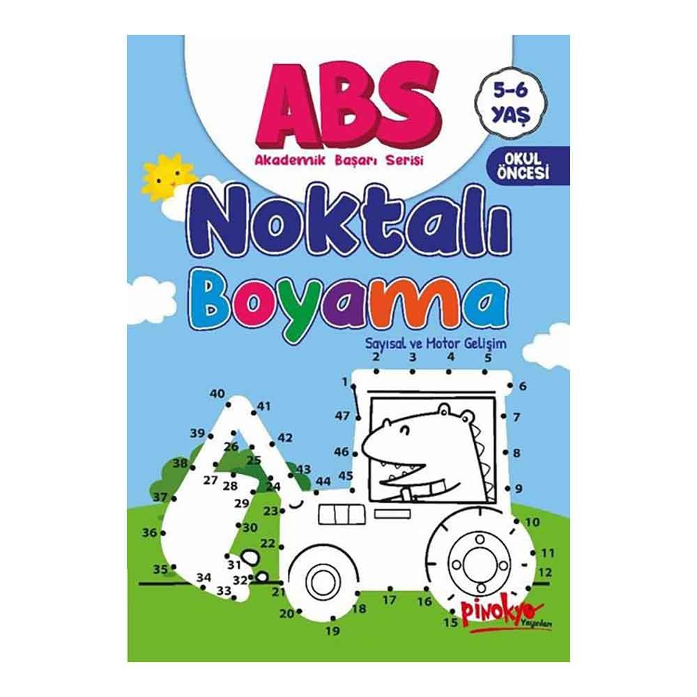 PİNOKYO / ABS NOKTALI BOYAMA 5 - 6 YAŞ