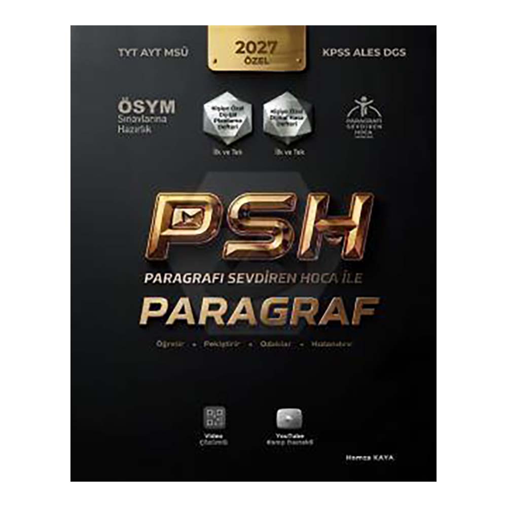 PSH BORA / PSH PARAGRAF (2027 ÖZEL PAG.SEVDİREN HOCA İLE)