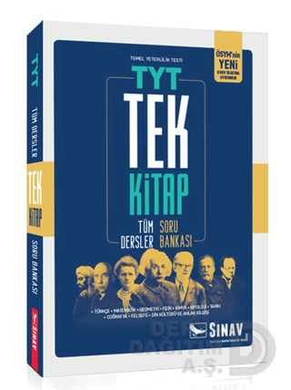 SINAV / TYT TEK KİTAP TÜM DERSLER SORU BANKASI