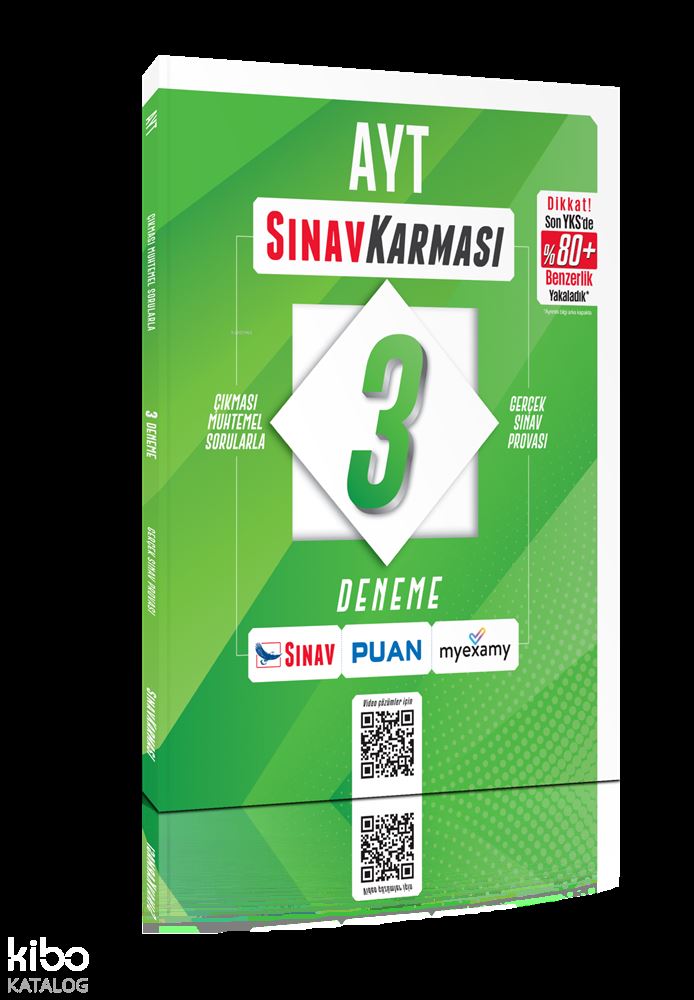 SINAV / AYT 3 DENEME (ÇIKMASI MUHTELEL SORULARLA)