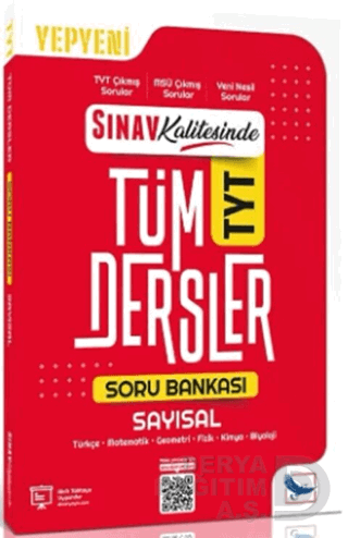 SINAV / TYT TÜM DERSLER SAYISAL SORU BANKASI(SINAVKALİTESİNDE)