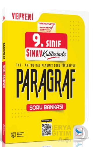SINAV / 9.SINIF PARAGRAF SORU BANKASI(SINAV KALİTESİNDE)