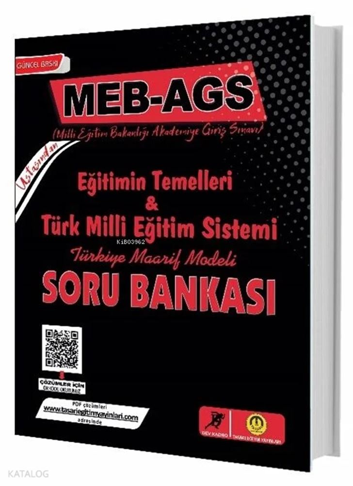 TASARI / MEB AGS EĞİTİMİN TEMELLERİ VE TÜRK Mİ.EĞ.SİS. SORU BANKASI