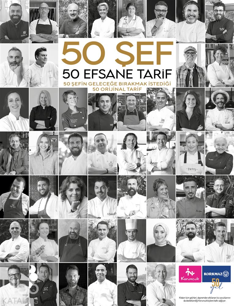 THE KİTAP / 50 ŞEF 50 EFSANE TARİF - CİLTLİ