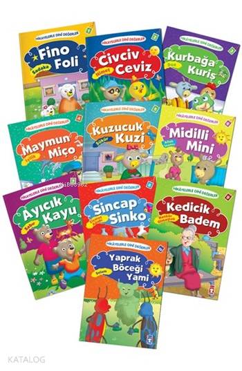 TİMAŞ / HİKAYELERLE DİNİ DEĞERLER SETİ 10 KİTAP