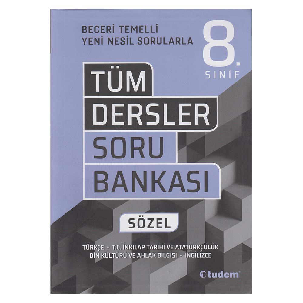 TUDEM / 8.SINIF TÜM DERSLER (İADESİZ)SORU BANKASI SÖZEL (800437)