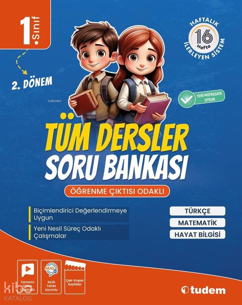 TUDEM / 1.SINIF TÜM DERSLER SORU BANKASI (2.DÖNEM) - İADESİZ