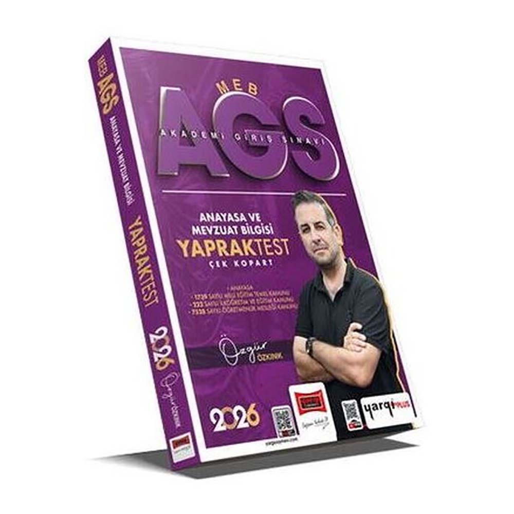 YARGI / MEB AGS 2026 ANAYASA VE MEVZUAT BİL.YAPRAK TEST