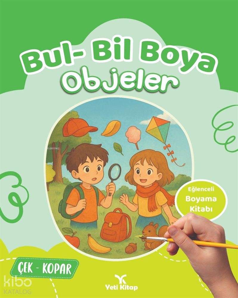YETİ KİTAP / BUL BİL BOYA - OBJELER