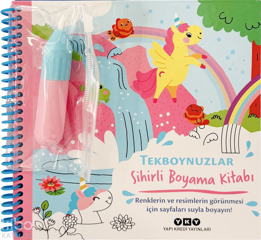 YKY / SİHİRLİ BOYAMA KİTABI - TEKBOYNUZLAR