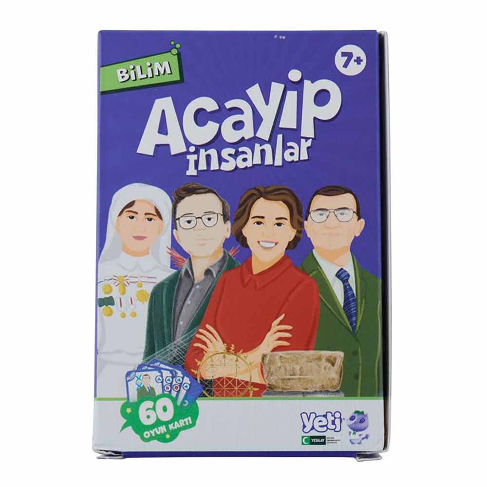 YEŞİLAY YAYINLARI / ACAYİP İNSANLAR - BİLİM (OYUN KARTI)