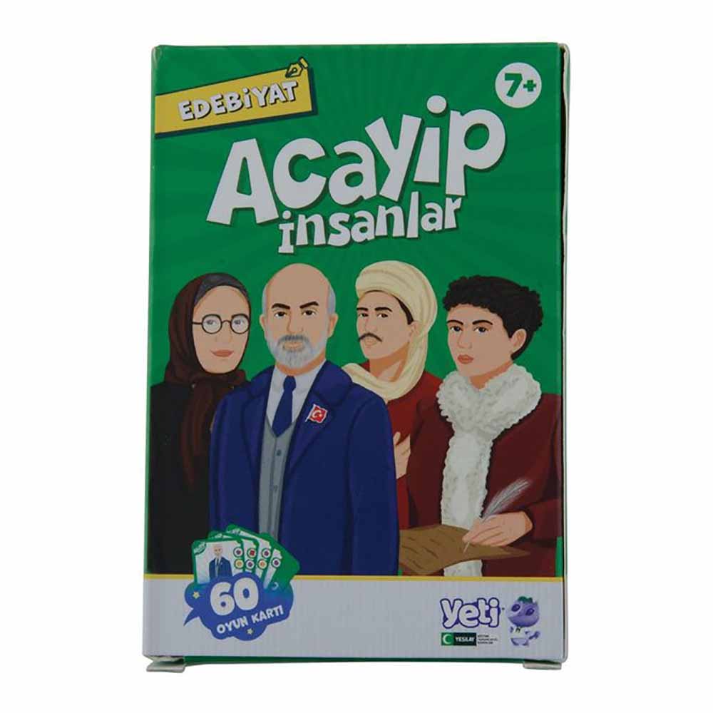 YEŞİLAY YAYINLARI / ACAYİP İNSANLAR - EDEBİYAT (OYUN KARTI)