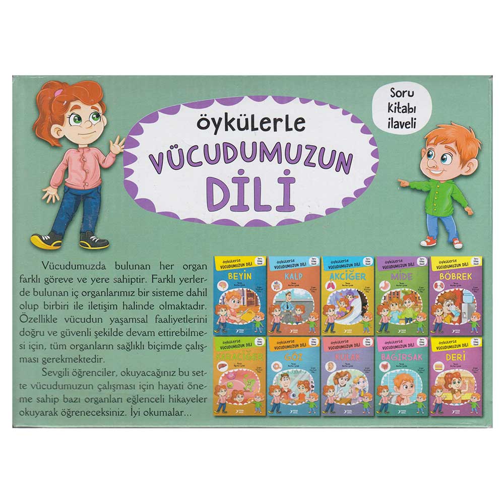 YUVA / 3 - 4 SINIF ÖYKÜLERLE VÜCUDUMUZUN DİLİ(10 KİTAP)