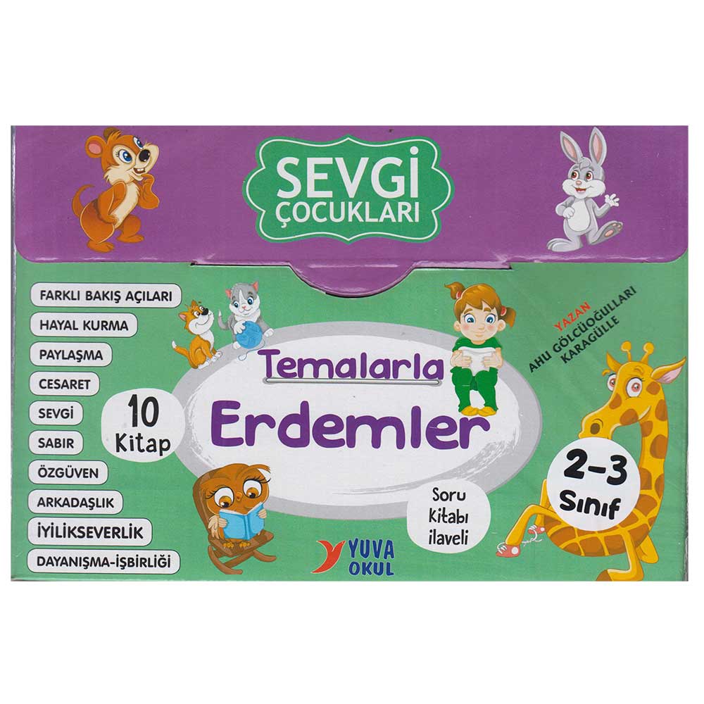 YUVA / 2 - 3 SINIF TEMALARLA ERDEMLER (10 KİTAP)
