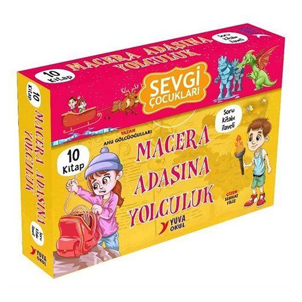 YUVA / MACERA ADASINA YOLCULUK 10 KİTAP 2 - 3 SINIF ÇANTA