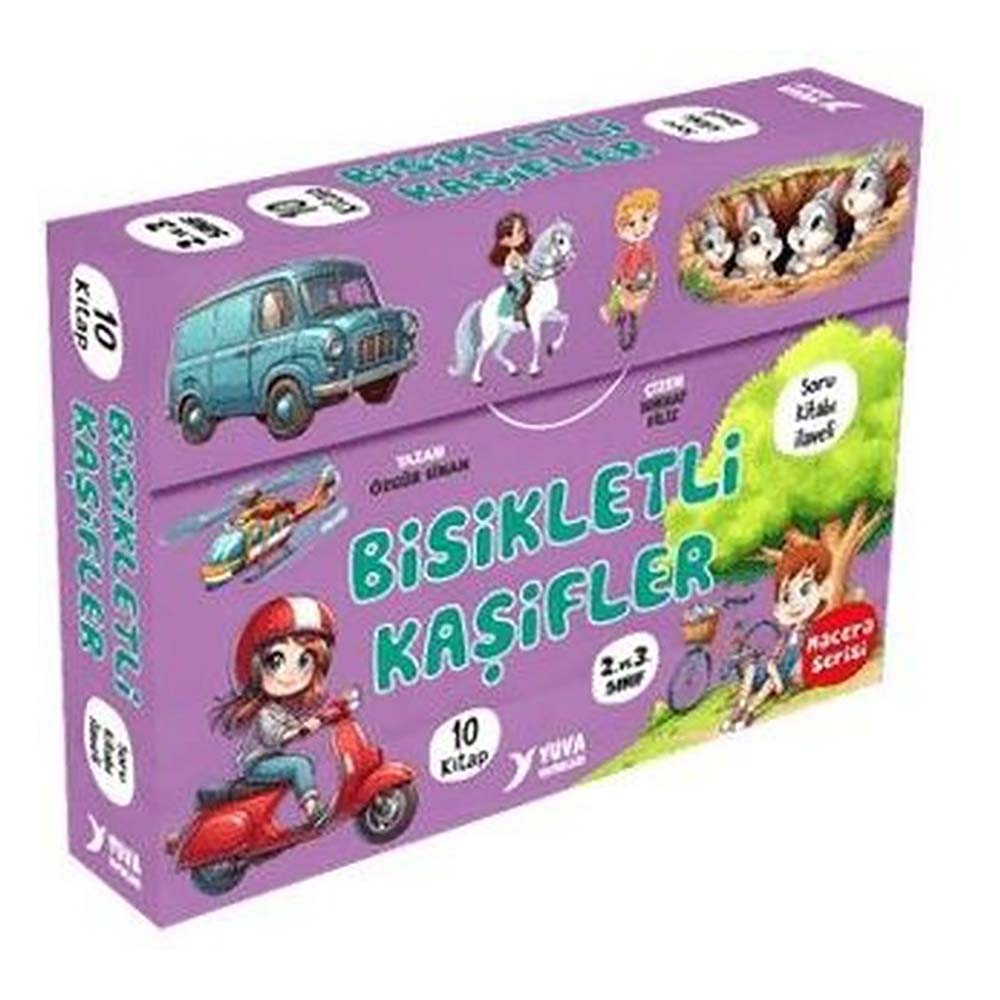 YUVA / BİSİKLETLİ KAŞİFLER 10 KİTAP 2.SINIF ÇANTA