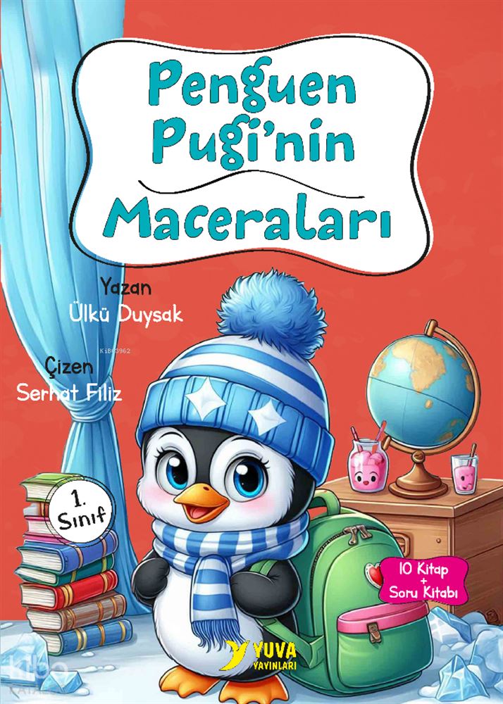 YUVA / PENGUEN PUGİNİN MACERALERI - 10 KİTAP(1.SINIF DÜZ)