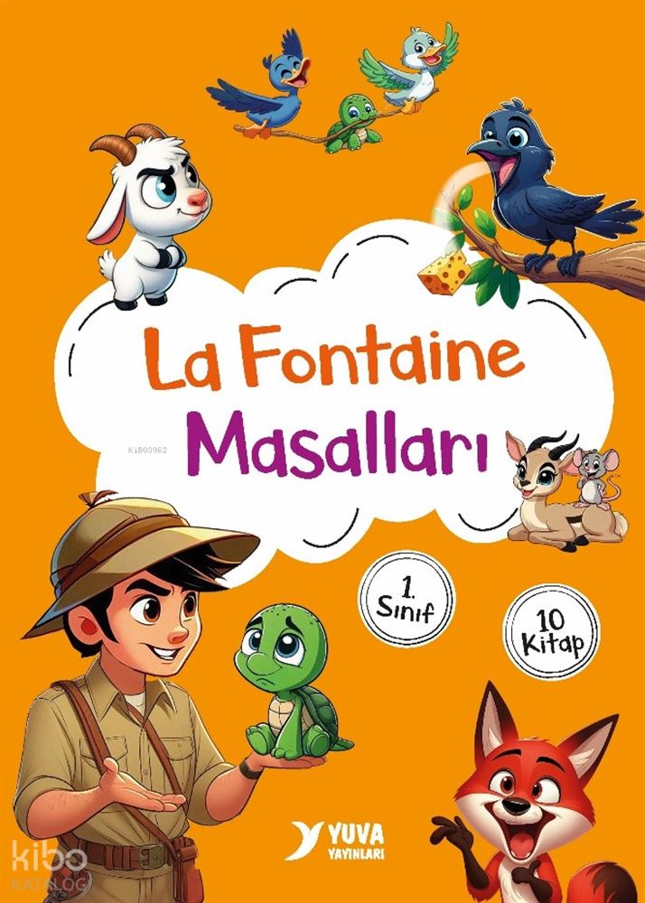 YUVA / LA FONTAİNE MASALLARI 1.SINIF (10 KİTAP) DÜZ