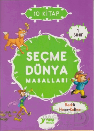 YUVA / 1.SINIF DÜNYA MASALLARINDAN SEÇMELER (10 KİTAP TAKIM)