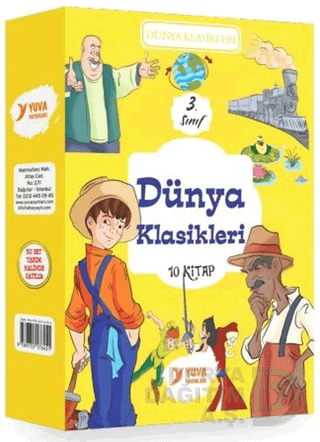 YUVA / DÜNYA KLASİKLERİ - 3. SINIF (10 KİTAP TAKIM)