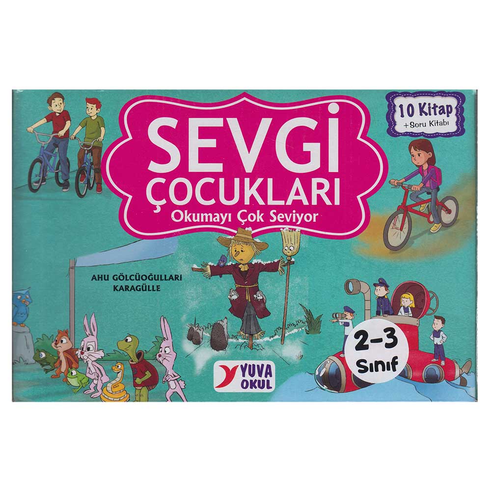 YUVA / 2 - 3 SINIF SEVGİ ÇOCUKLARI 48 SAYFA (10 KİTAP) OKUMAYI ÇOK SEVİYOR