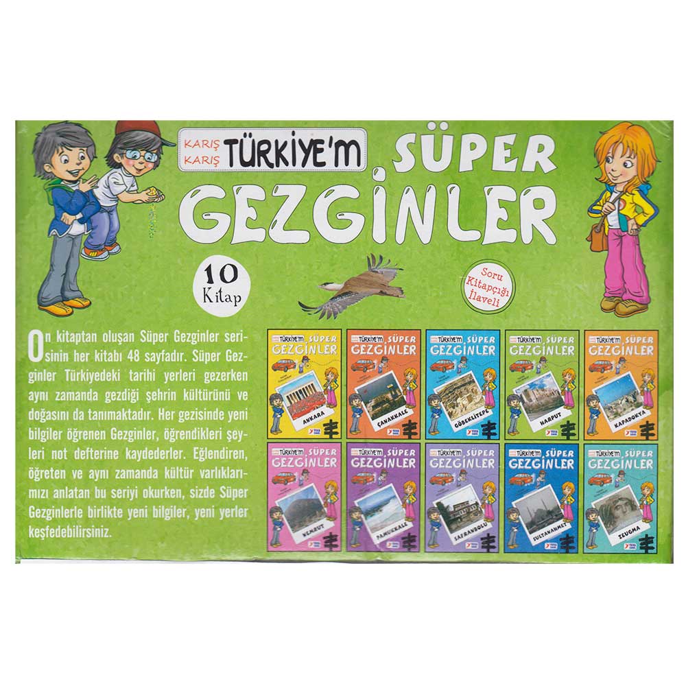 YUVA / 3 - 4 SINIF SÜPER GEZGİNLER (10 KİTAP)
