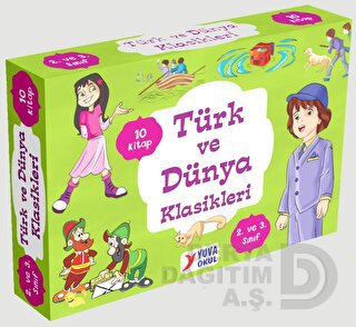YUVA / TÜRK VE DÜNYA KLASİKLERİ - 10 KİTAP (2 VE 3 SINIF 48 SAYFA)