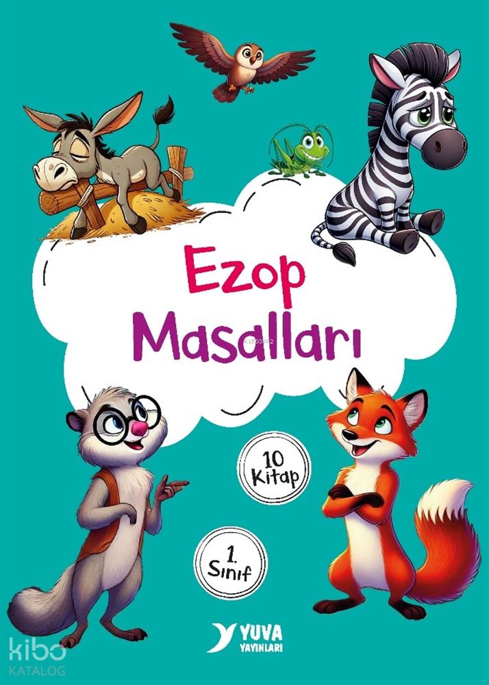 YUVA / EZOP MASALLARI 1.SINIF (10 KİTAP) DÜZ