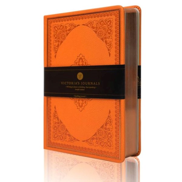 VJ 3480 VİNTAGE OLD BOOK DEF 12X17 80GR 128YP ÇİZGİLİ TURUNCU