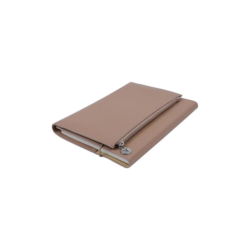 VJ 7377 DEFTER ZİPCO CLUTCH 14X20 96YP ÇİZGİLİ BEJ