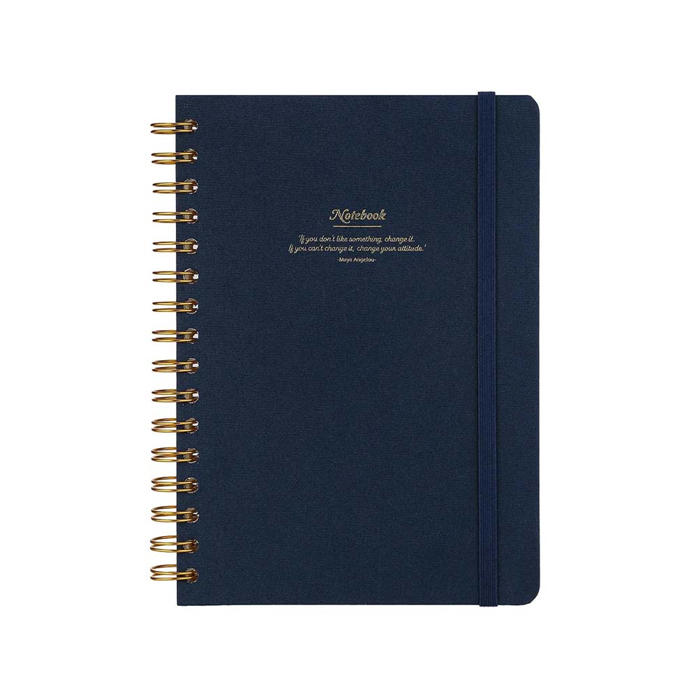 VJ 124-1603 CANVAS SERT KPK SPİRALLİ DEFTER A5 100GR 160 YP ÇİZGİLİ LCVRT