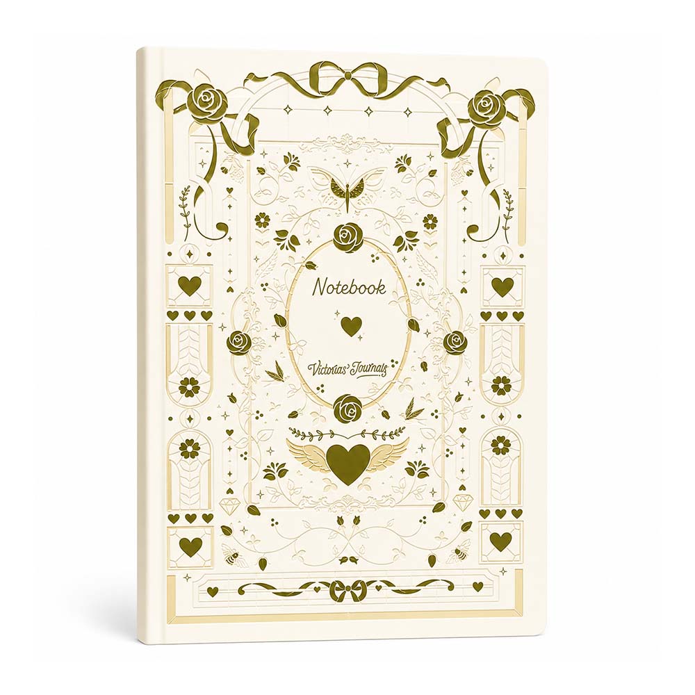 VJ 126-2641 AMOUR VEGAN DERİ SERT KAPAK DEFTER A5 96YP ÇİZGİLİ KUTULU SARI