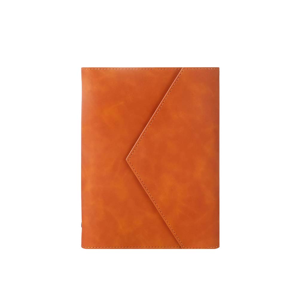 VJ 126-2727 MUSE VEGAN DERİ ORGANİZER DEFTER A5 DEĞİŞEBİLEN İÇ 120GR 96 YP KUTULU - KAHVERENGİ