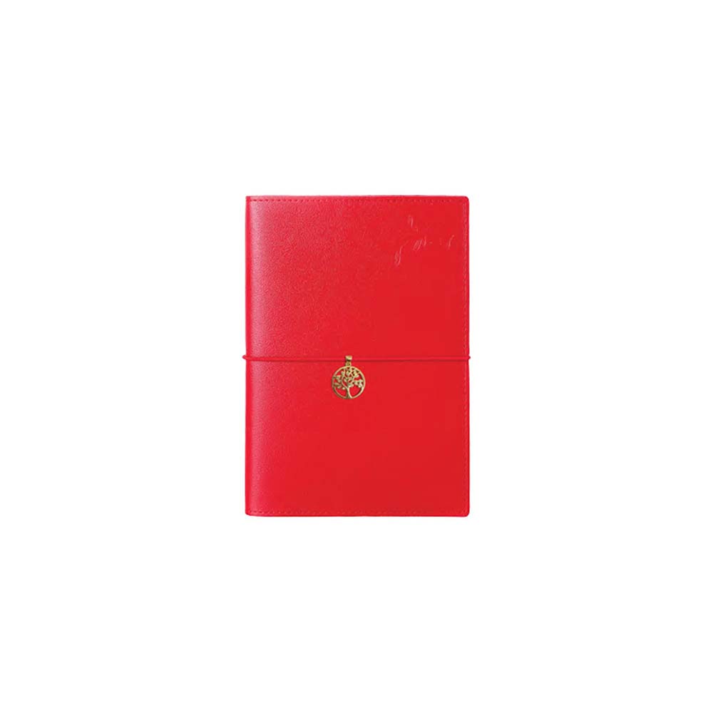 VJ 126-2742 HAYAT AĞACI DEFTER 13X18 100GR 96YP IVORY ÇİZGİLİ BORDO