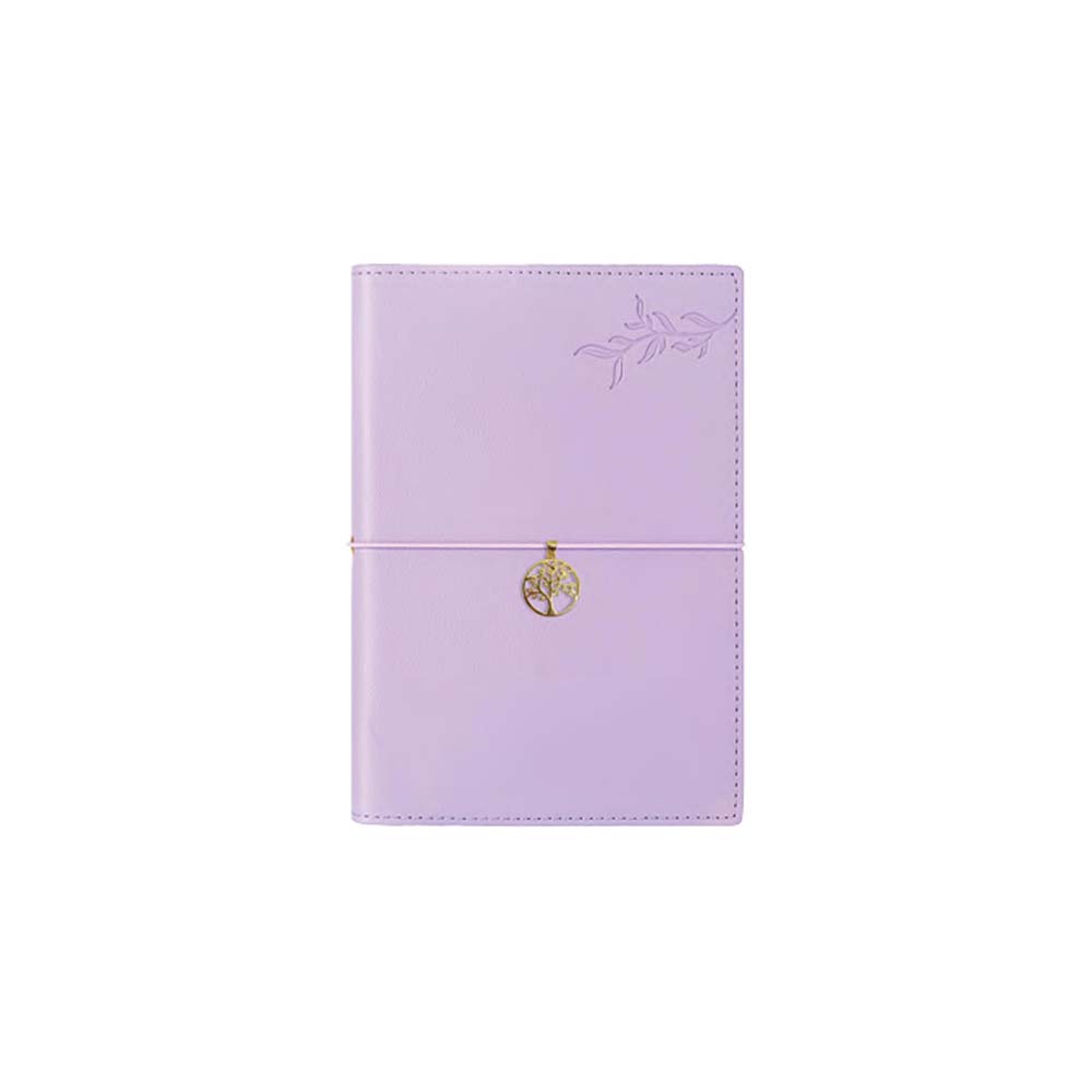 VJ 126-2747 HAYAT AĞACI DEFTER 13X18 100GR 96YP IVORY ÇİZGİLİ LİLA