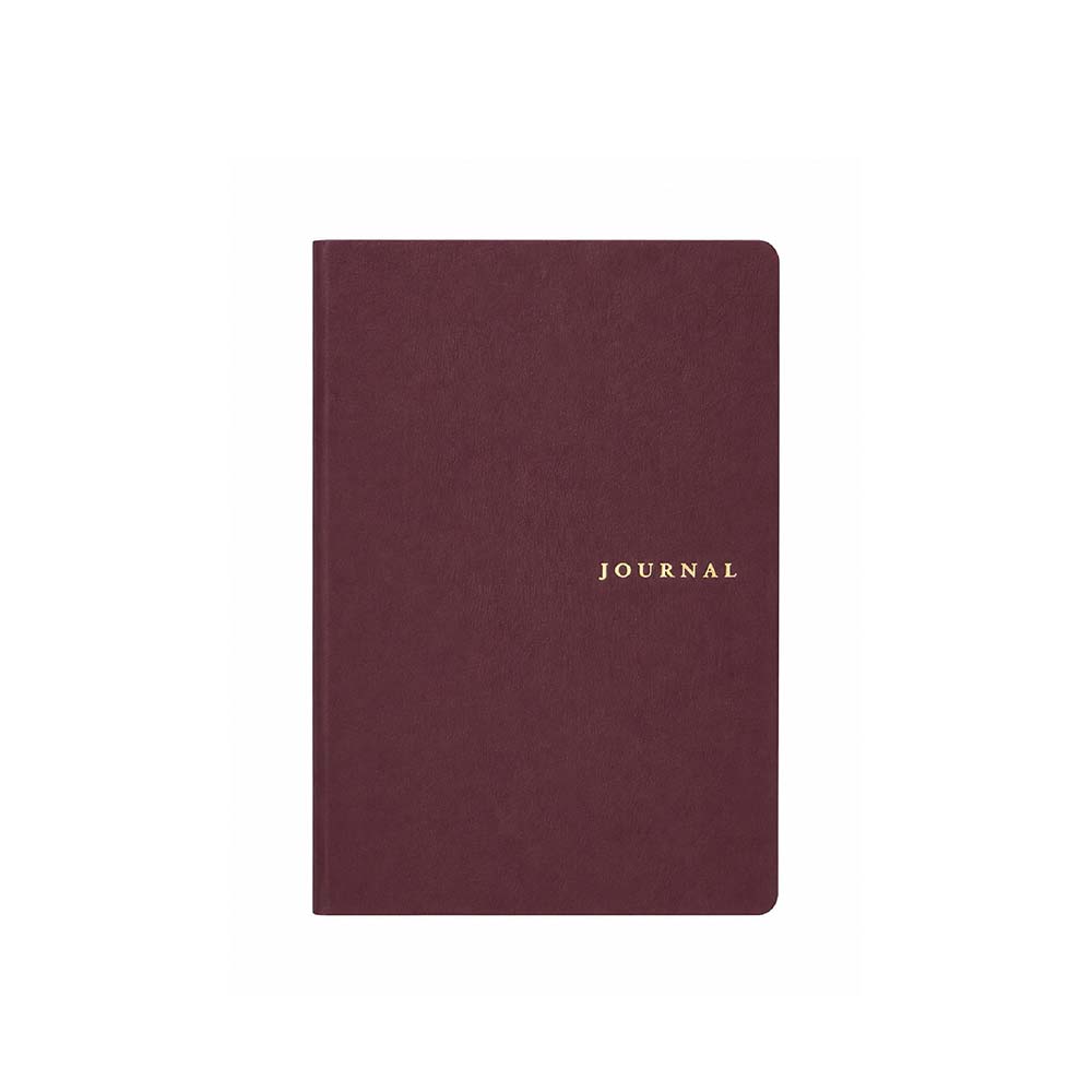 VJ 126-2802 SMYTH ART VEGAN DERİ DEFTER 100GR 96YP. A5 DÜZ BORDO