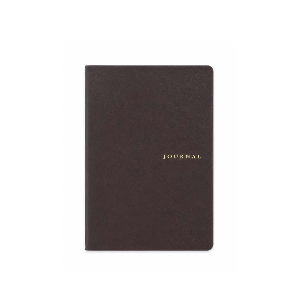 VJ 126-2803 SMYTH ART VEGAN DERİ DEFTER 100GR 96YP. A5 DÜZ KAHVERENGİ