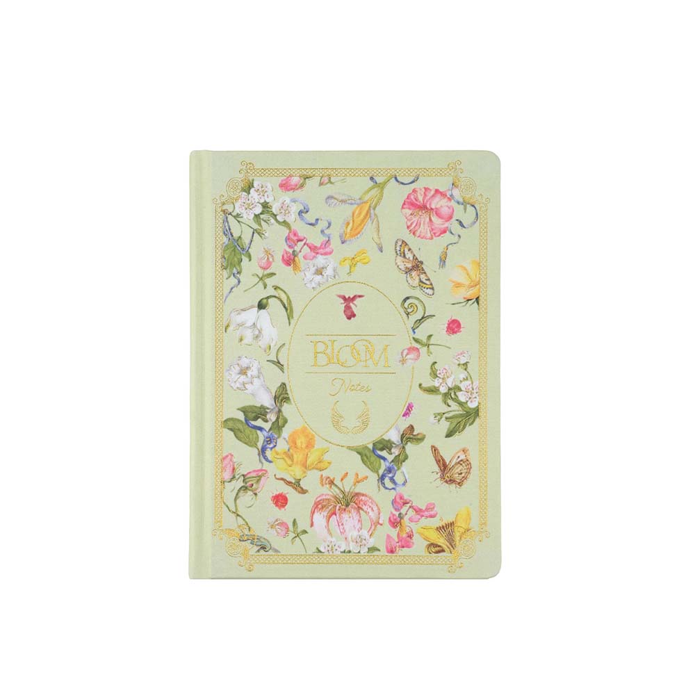 VJ 126-2813 KARIZMA KETEN SERT KAPAK DEFTER A5 120YP IVORY NOKTALI