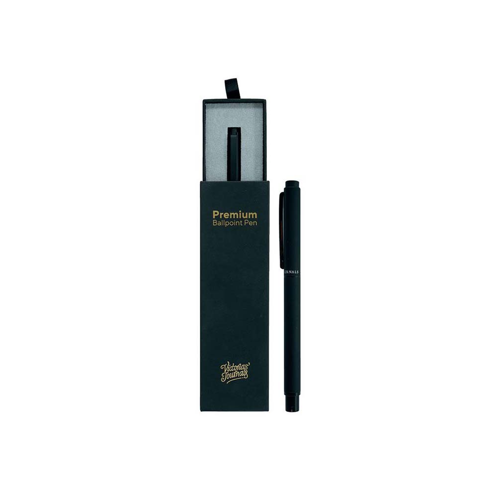 VJ 370-2922 PREMİUM ROLLER KALEM KUTULU SİYAH