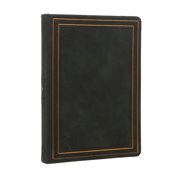 VJ 123-9108 VİNTAGE OLD BOOK DEFTER DÜZ 14X20 CM 128 SH MAT SİYAH