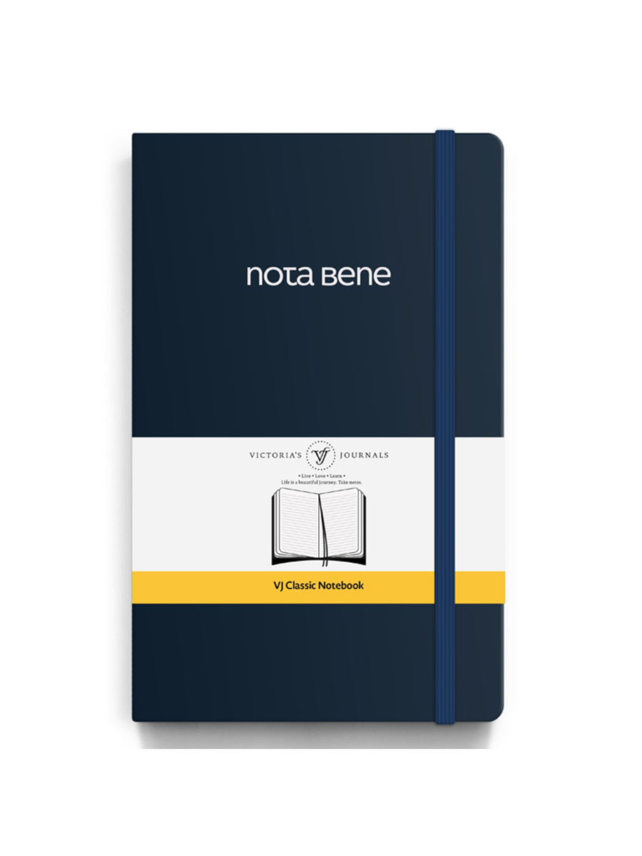 VJ 123-9220 CLASSİC SERT KAPAK DEFTER 13X21 70 GR 400 SF ÇİZGİLİ LACİVERT