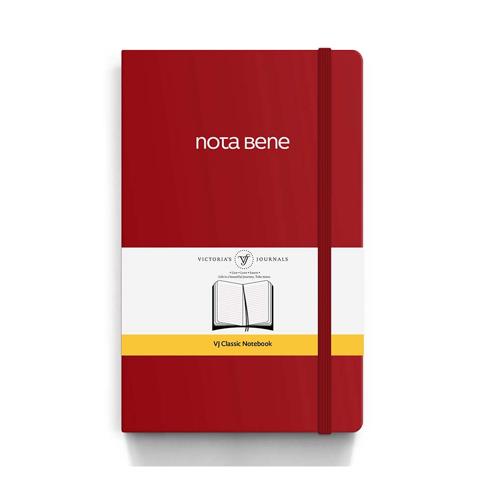 VJ 123-9229 VJ CLASSİC ESNEK KAPAK DEFTER 13X21 400YP ÇİZGİLİ KIRMIZI