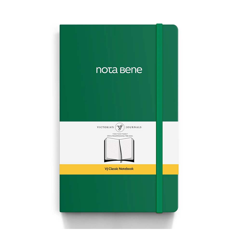 VJ 123-9230 DEFTER CLASSİC ESNEK KAPAK 13X21 400YP ÇİZGİLİ YEŞİL