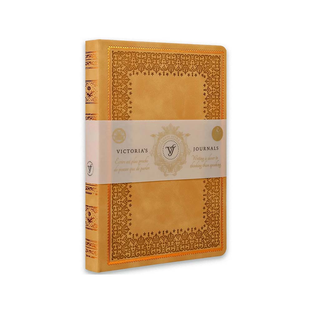 VJ 125-2233 DEFTER VİCTORİA JOURNALS 14X20 160YP ÇİZGİLİ KAHVE