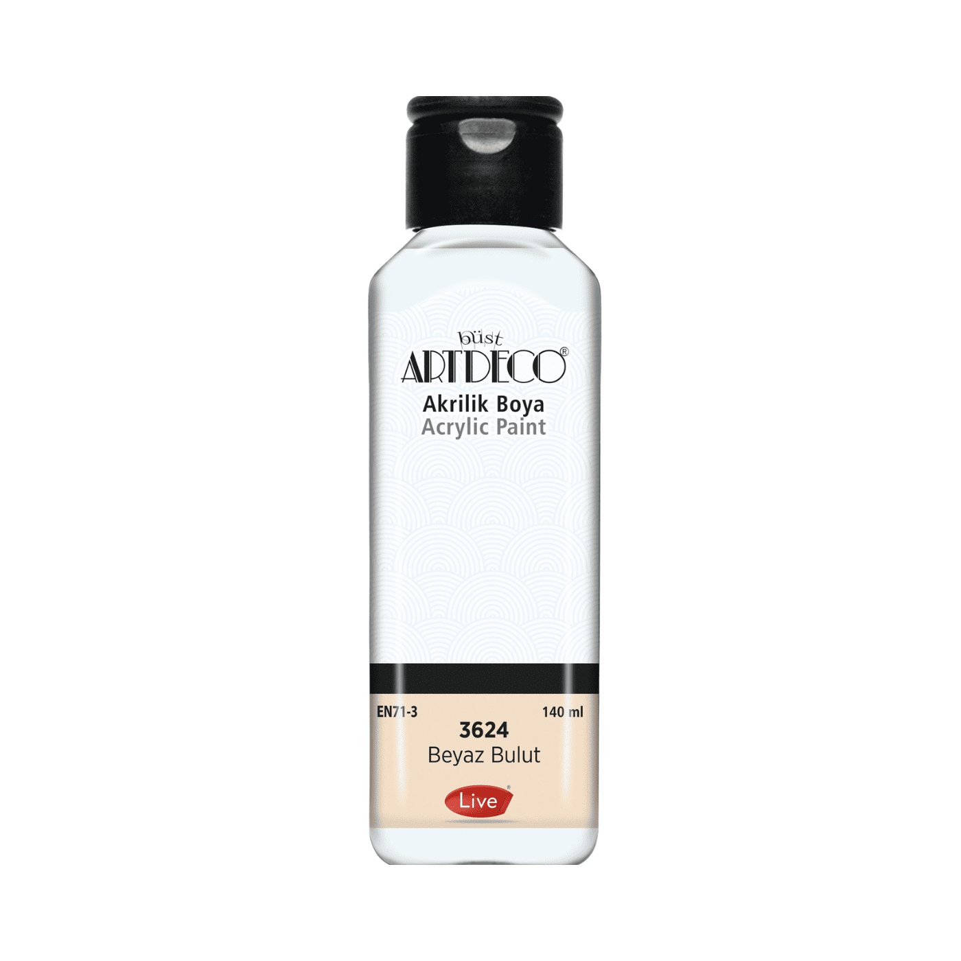ARTDECO 070R-3624 AKRİLİK BOYA 140ML BEYAZ BULUT