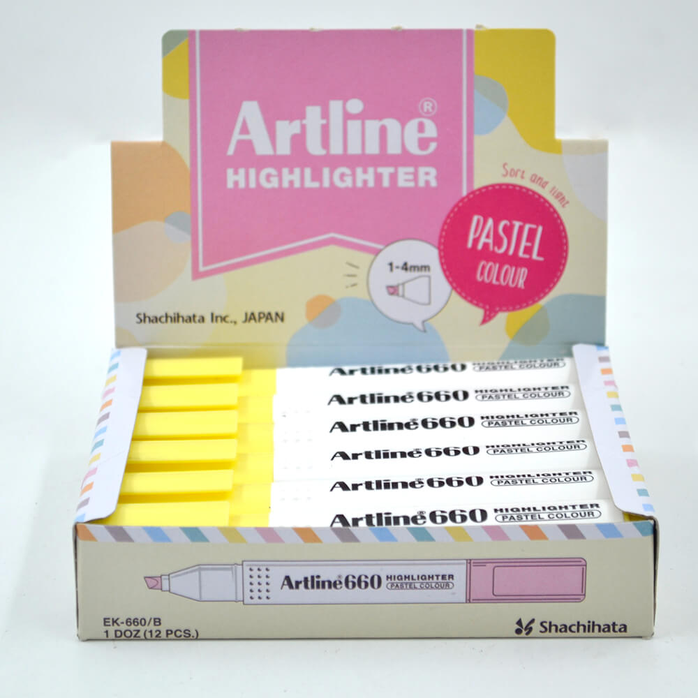 ARTLİNE 660 FOSFORLU KALEM P.SARI