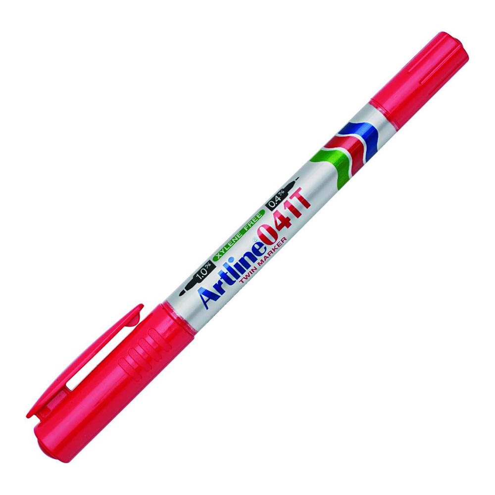 ARTLİNE 041 ÇİFT UÇLU PERMANENT KIRMIZI