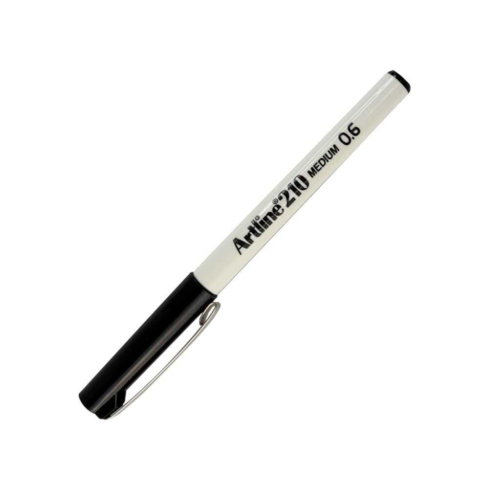 ARTLİNE 210N KEÇE UÇLU YAZI KALEMİ 06MM SİYAH