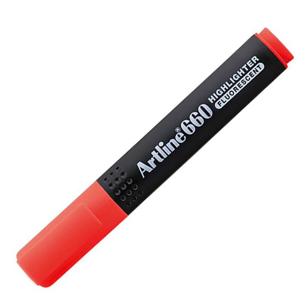 ARTLİNE 660 FOSFORLU KALEM KIRMIZI