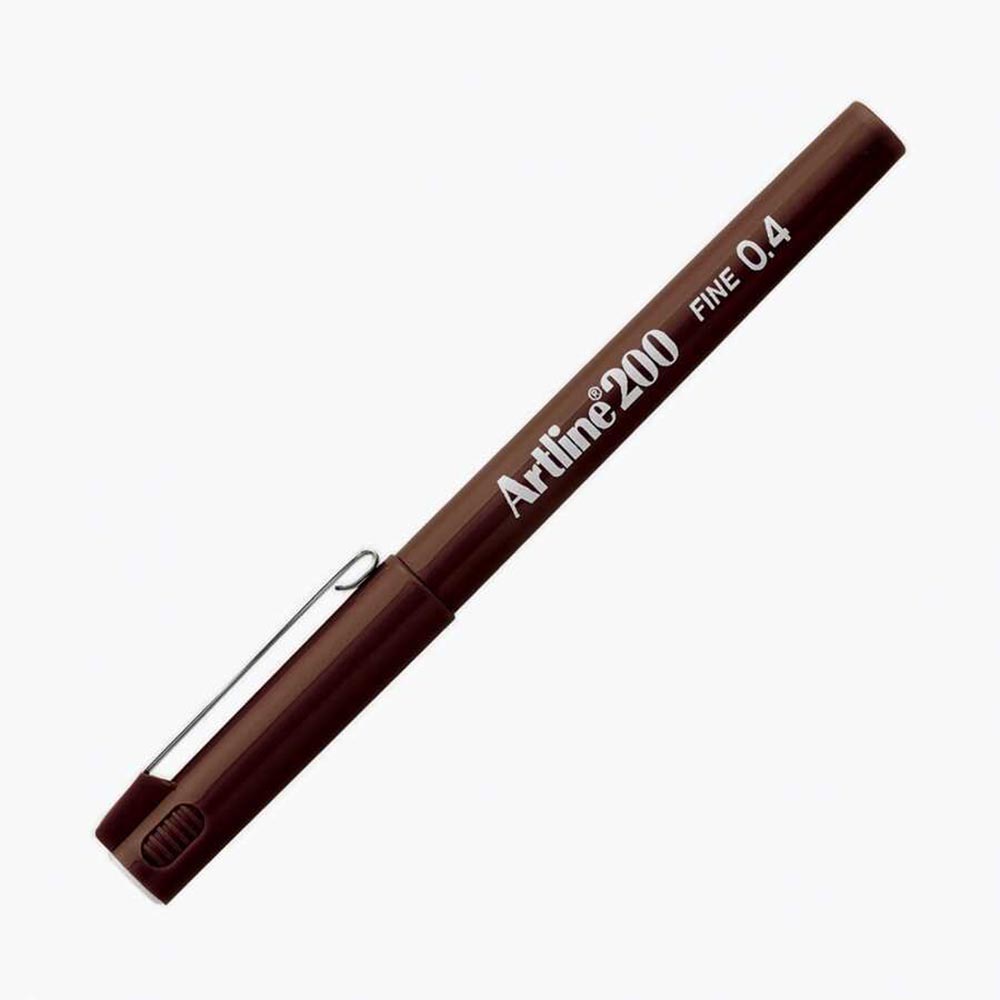 ARTLİNE 200 FİNELİNER 04MM KOYU KAHVE